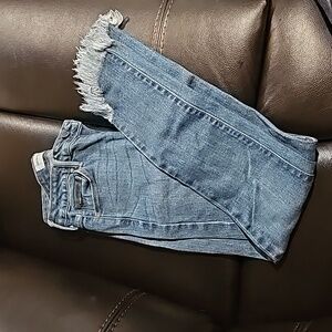 Womens frayed bottom jeans- new without tag
